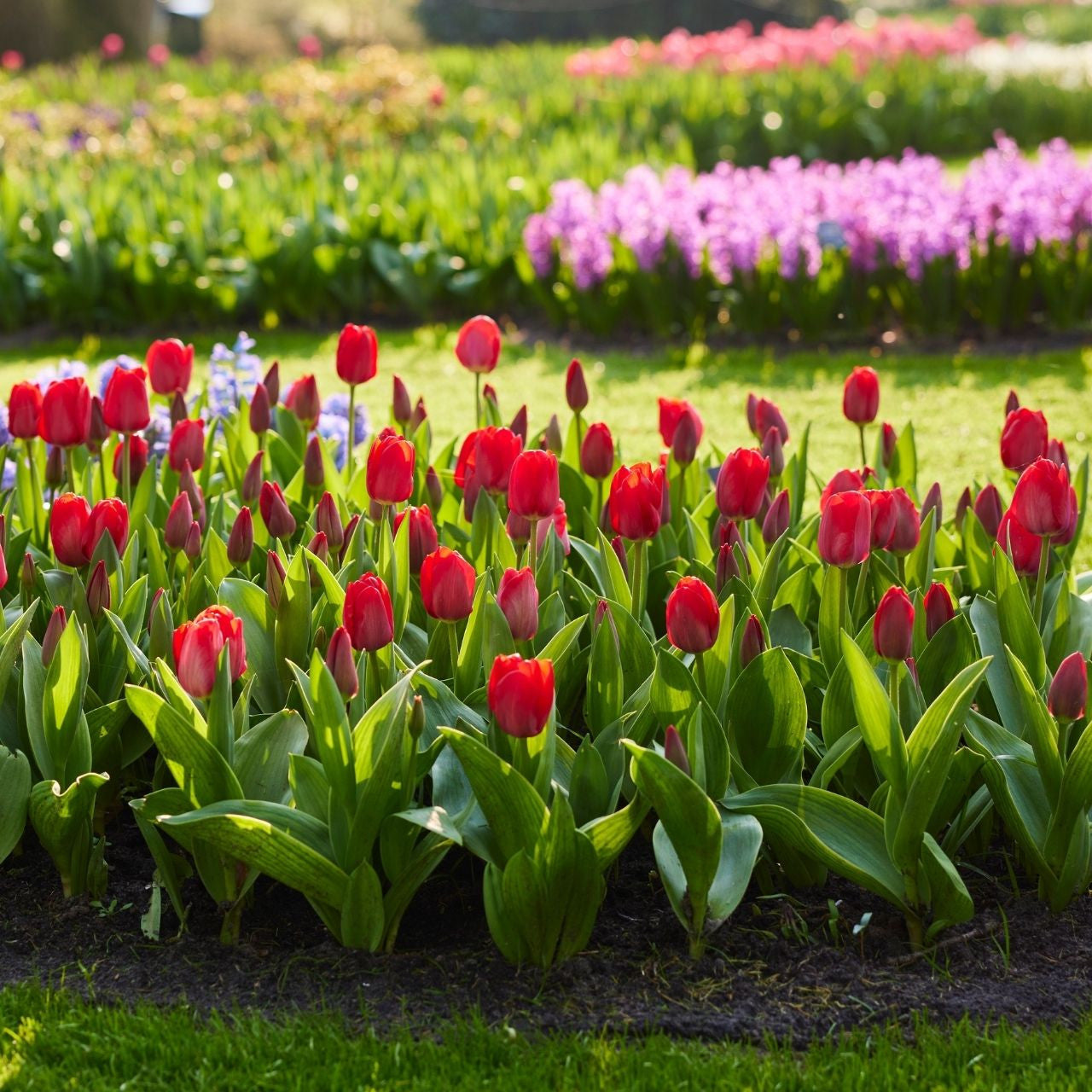 Tulip Darwin Hybrid Red Van Eijk - 20 bulbs - Longfield Gardens